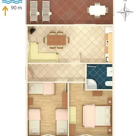 Apartman Marina Séjour chez l'habitant Split